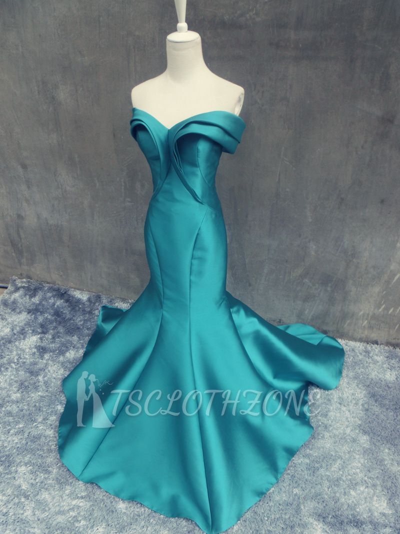 Elegant Off the Shoulder Mermaid Prom Dress New Arrival Zipper Cystom Made 2022 Evening Gown