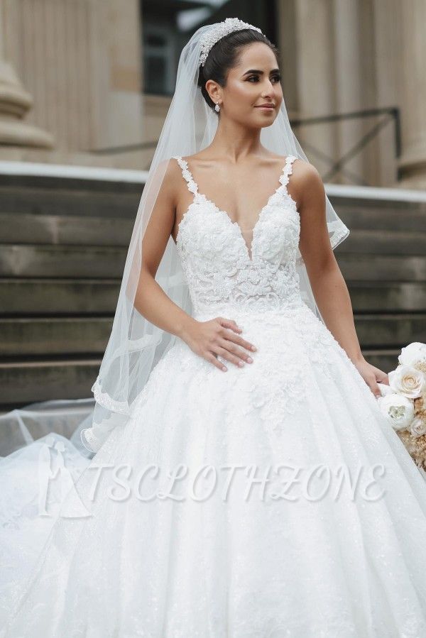 Princess White Wedding Dresses | Wedding dresses with lace
