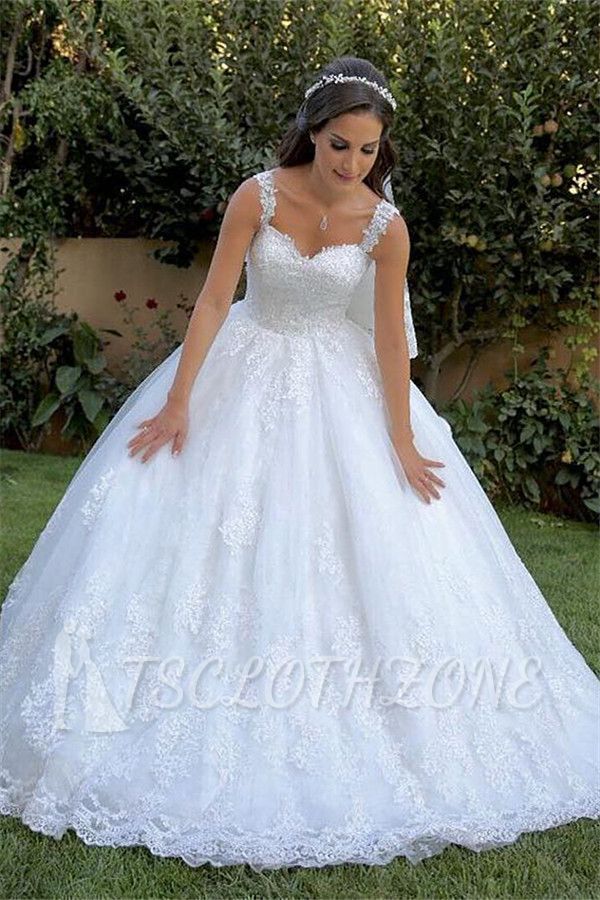 Elegante Brautkleider Mit Spitze | Prinzessin Hochzeitskleider Online Kaufen