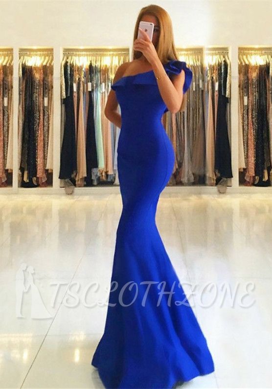 Royal Blue Mermaid Evening Dress | Long Prom Dress