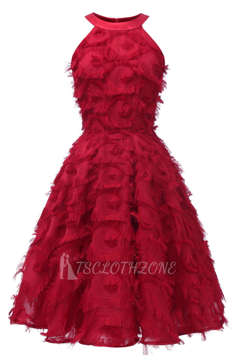 Elegante A-Linie Damen Vintage Kleider | Retro Vintage Rockabilly Kleid
