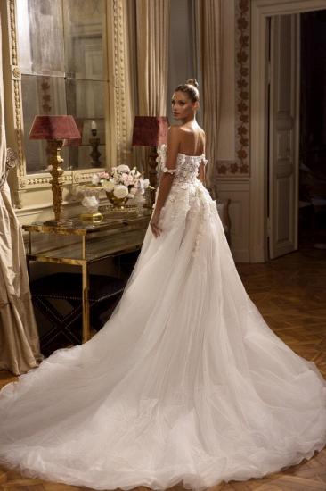 Elegant wedding dresses A line | Cheap Lace Wedding Dresses_2