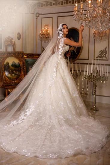 New Wedding Dresses A Line Lace | Wedding dresses Cream_4