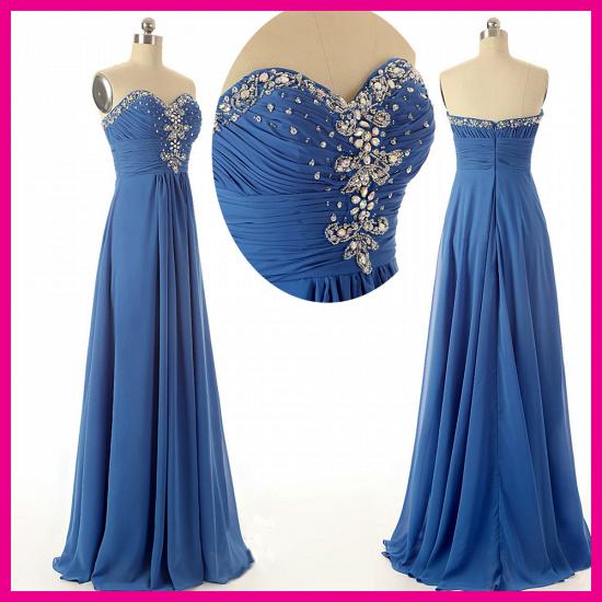 Floor Length Sweetheart Elegant 2022 Evening Dresses Crystal Graceful Charming Prom Gowns_2