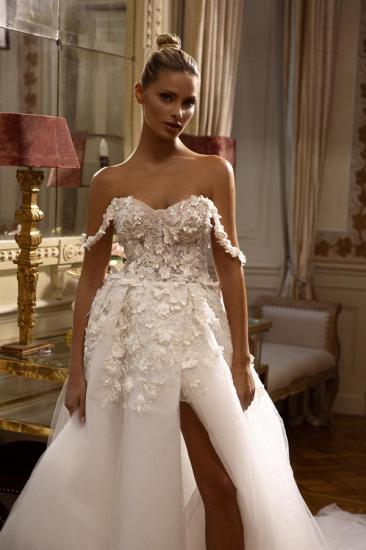 Elegant wedding dresses A line | Cheap Lace Wedding Dresses