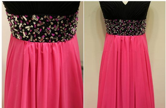 Sweetheart Crystal Zipper Evening Dresses Elegant Attractive Zipper 2022 Prom Gowns_3