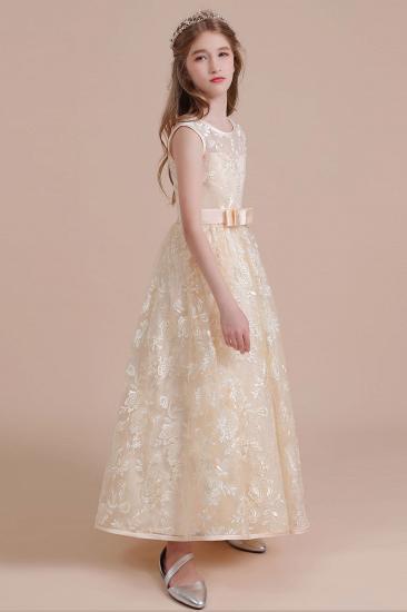 Discount Tulle A-line Flower Girl Dress | Charming Lace Little Girls Pegeant Dress Online_6