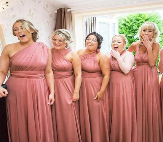 Dusty Rose Infinity Bridesmaid Dress In   53 Colors_3