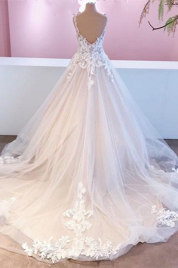 Designer wedding dresses with lace | Wedding dress A line_2