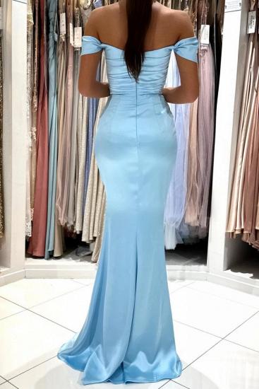 Simple evening dresses long blue | Prom dresses cheap_2