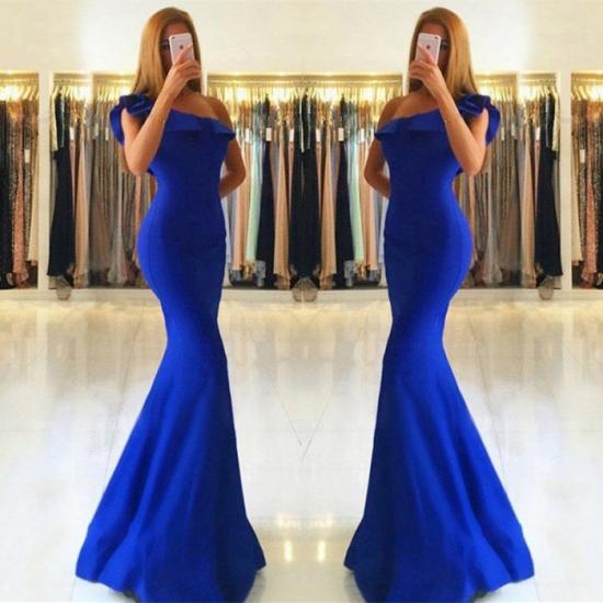 Royal Blue Mermaid Evening Dress | Long Prom Dress_3