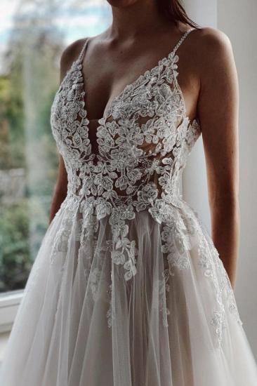 Designer Wedding Dresses With Lace | A line wedding dresses_1