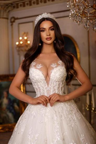 New Wedding Dresses A Line Lace | Wedding dresses Cream_3