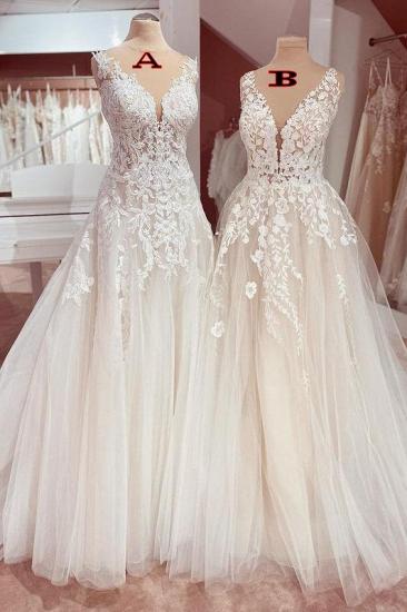 Designer Wedding Dresses A Line Lace | Boho wedding dresses_1