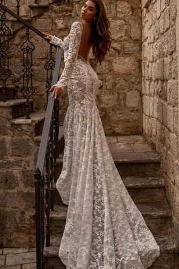 Modern Wedding Dresses Cream | Wedding dresses mermaid lace_3