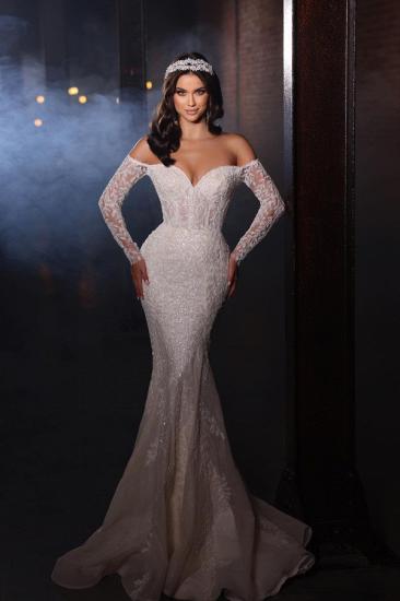 Extravagant Wedding Dresses with Sleeves | Wedding dresses A line lace_2