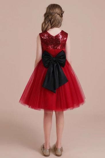 Fabulous Tulle A-line Flower Girl Dress |Graceful Sequins  Little Girls Dress for Wedding_3
