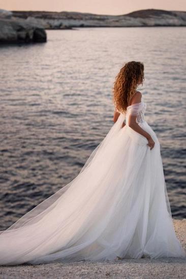 Boho Wedding Dresses A Line | Simple wedding dresses with lace_3