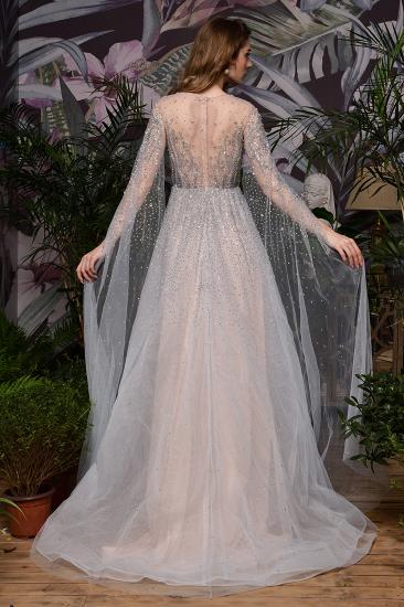 Archibald | Womens Custom Made Luxury Shawl Sequined Prom Dress_4