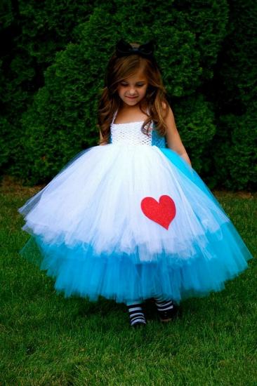 Mischen Farbe schöne ärmellose Tüll Blumenmädchen Kleid | Ballkleid Little Girls Pageant Kleider_1