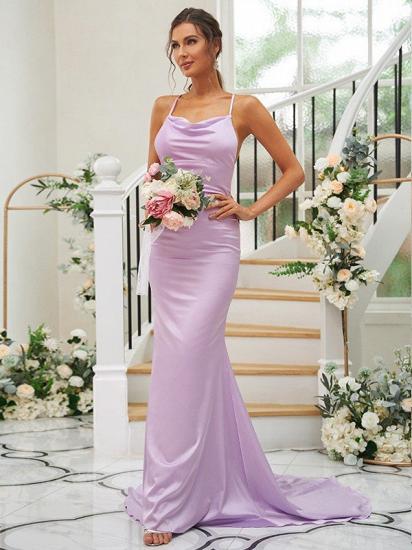 Lilac Evening Dress Long Sexy | Simple Prom Dresses Online_2