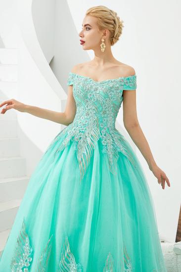 Henry | Elegant Off-the-shoulder Princess Red/Mint Prom Dress with Wing Emboirdery_15