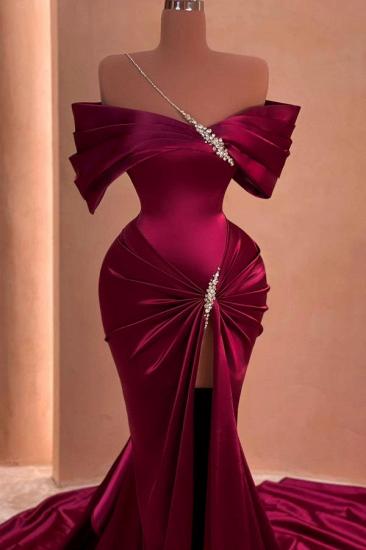 Fuchsia Evening Dresses Long | Glitter prom dresses_2