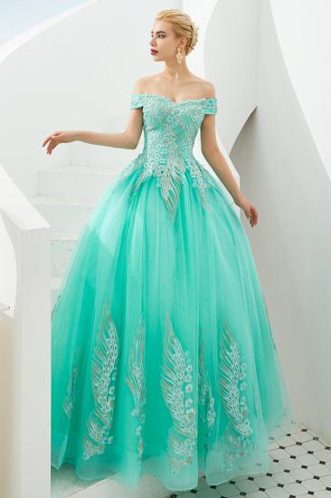 Henry | Elegant Off-the-shoulder Princess Red/Mint Prom Dress with Wing Emboirdery_11