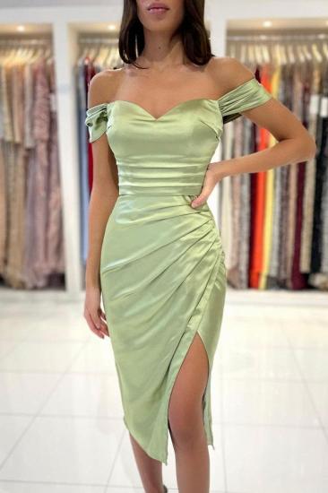 Simple evening dresses short | Sage Homecoming Dresses Cheap Online