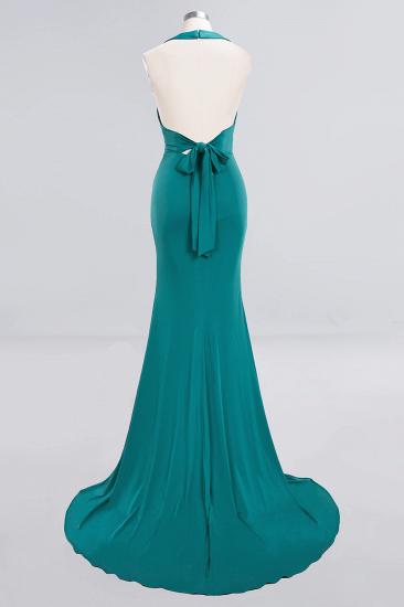 Elegant Mermaid Halter Pool Bridesmaid Dress Online_40