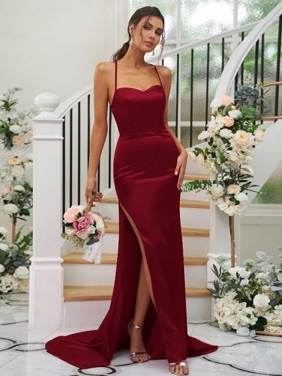 Schöne Abendkleider lang rot | Einfache Ballkleider billig_22