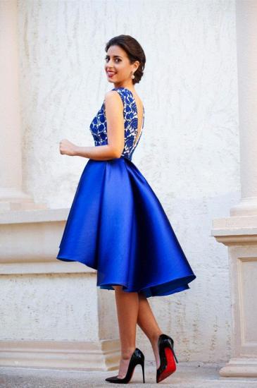 Neue Abendkleider Royal Blau | Wunderschöne Abikleieder V-Ausschnitt_5