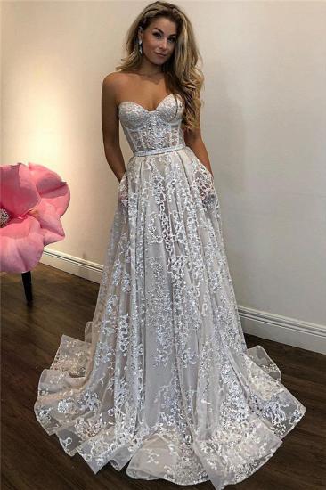 Sparkly Beads Sequins Appliques Sexy Evening Dresses | Sweetheart Sleeveless Cheap Prom Dresses 2022