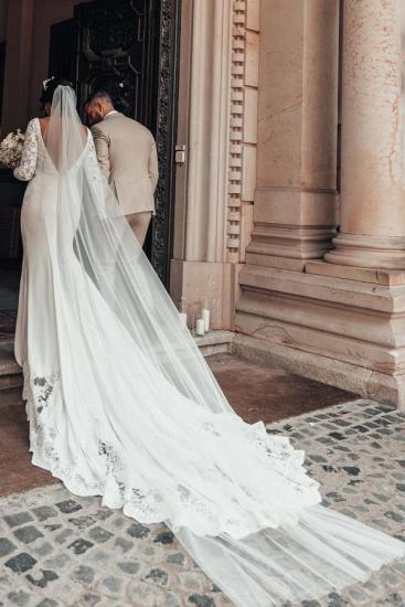 Gorgeous Wedding Dresses with Sleeves | Mermaid wedding dresses lace_2