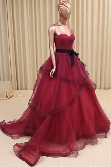 Eleangt Organza Long Evening Dress Sweetheart Lace-Up Custom Made Plus Size Special Occassion Dresses