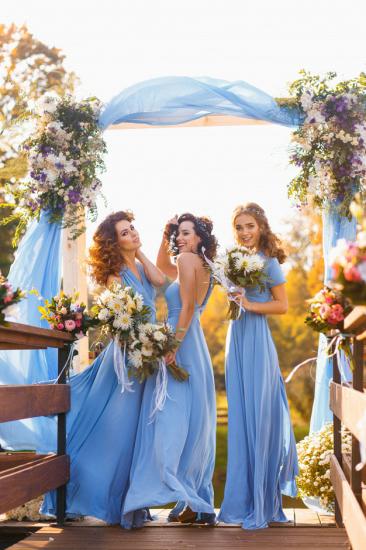 Haley | Convertible Sky Blue Chiiffon Bridesmaid Dresses for Summer Wedding_6