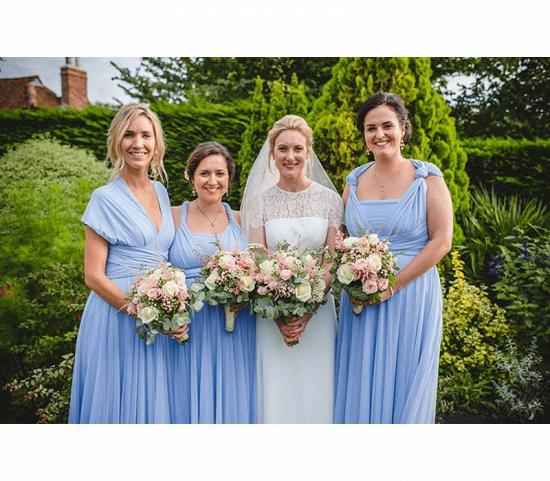 Baby Blue Infinity Bridesmaid Dress In   53 Colors_5
