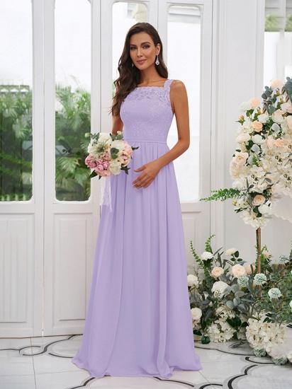 Beautiful Long Dusky Pink Lace Evening Dress | Lace Sleeveless Prom Dress_14