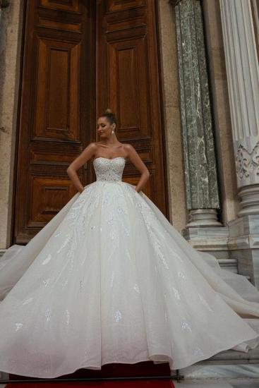 Luxury wedding dresses glitter | Princess Wedding Dresses Cheap