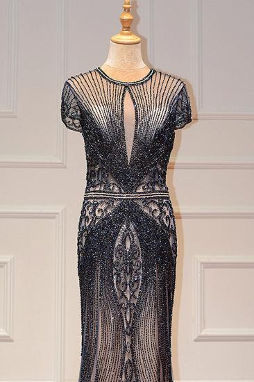 Luxury Mermaid Halter Rhinestones Prom Dress with Tassel | Sparkle Formal Evening Dresses_23