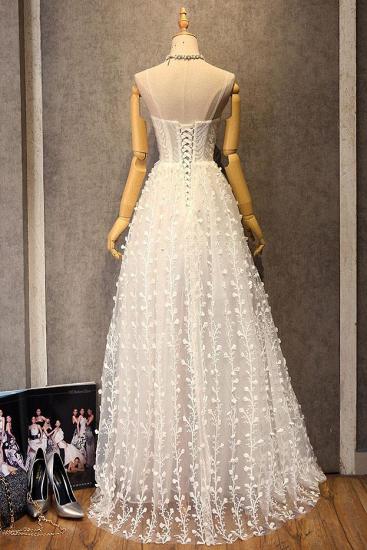 TsClothzone Gorgeous Sweetheart Long Spaghetti Straps Wedding Dress Sleeveless Appliques Bridal Gowns On Sale_3