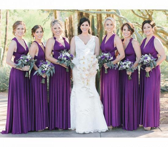 Purple Infinity Bridesmaid Dress In   53 Colors
