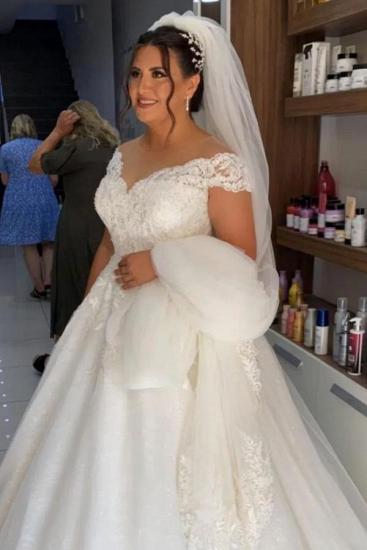 Fashion wedding dresses A line | Wedding dresses with lace_5