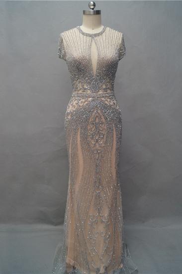 Luxury Mermaid Halter Rhinestones Prom Dress with Tassel | Sparkle Formal Evening Dresses_21