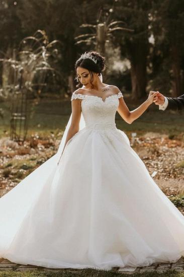 Simple wedding dresses A line | Beautiful wedding dresses with lace_2