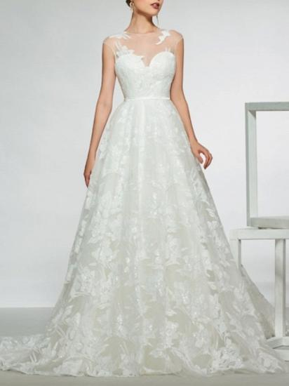 Mermaid Wedding Dress Jewel Lace Tulle Satin Cap Sleeve Bridal Gowns Country See-Through Backless with Sweep Train