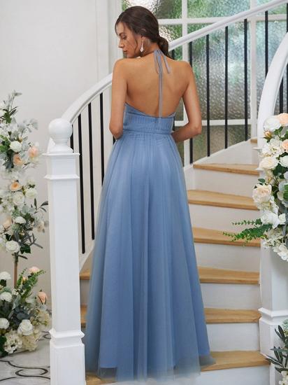 Designer Evening Dresses Long Blue | Tulle Prom Dresses Cheap_3