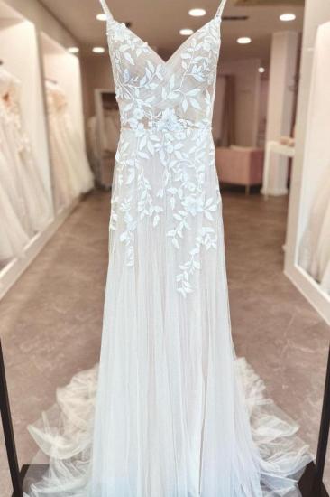 Simple Wedding Dresses Boho | Wedding dresses A line lace_2
