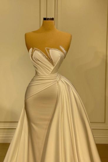 Elegant evening dresses long white | Glitter prom dresses_2