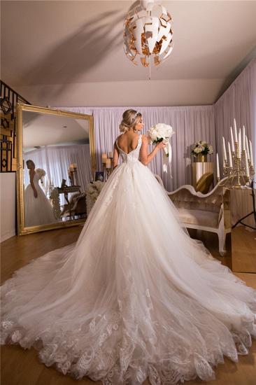 A-line Lace Ball Gown Wedding Dresses | Gorgeous Bridal Gowns